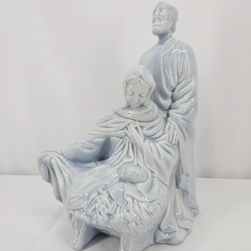 Vintage Atlantic Mold Nativity Holy Family Jesus Mary Joseph Christmas